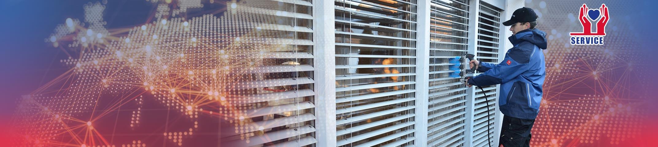 Außenjalousienreinigung der Reha aktiv Service Außenjalousienreinigung der Reha aktiv Service…